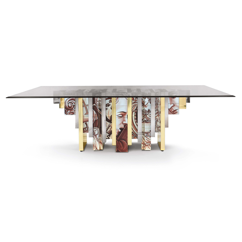 HERITAGE SEPIA dining table