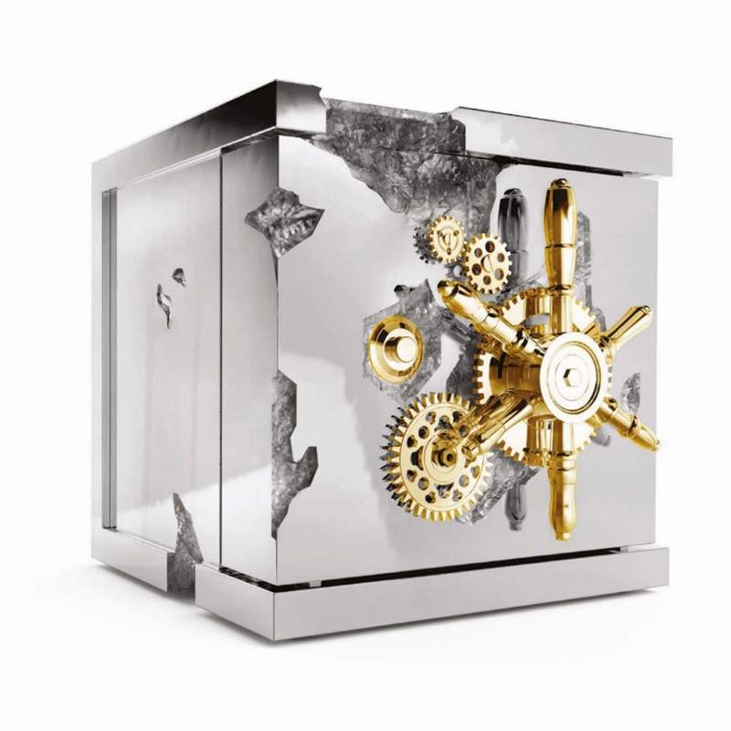 MILLIONAIRE SILVER jewelry safe